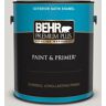 BEHR PREMIUM PLUS 1 gal. #N360-1 Seagull Gray Satin Enamel Exterior Paint & Primer