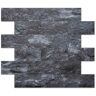 Art3d Dark-Granite 13.5 in. x 11.4 in. PVC Peel and Stick Tile for Kitchen Backplash, Bathroom, Fireplace (9.6 sq. ft./box)