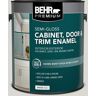 BEHR PREMIUM 1 gal. #N360-1 Seagull Gray Semi-Gloss Enamel Interior/Exterior Cabinet, Door & Trim Paint