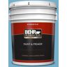 BEHR PREMIUM PLUS 5 gal. #550D-5 Ocean Cruise Flat Exterior Paint & Primer