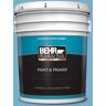 BEHR PREMIUM PLUS 5 gal. #550D-5 Ocean Cruise Satin Enamel Exterior Paint & Primer