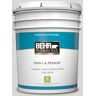 BEHR PREMIUM PLUS 5 gal. #N360-1 Seagull Gray Satin Enamel Low Odor Interior Paint & Primer