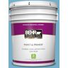 BEHR PREMIUM PLUS 5 gal. #550D-5 Ocean Cruise Eggshell Enamel Low Odor Interior Paint & Primer