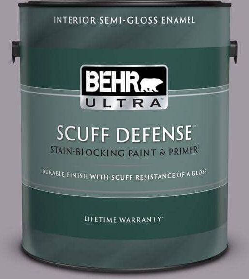 BEHR ULTRA 1 gal. #N570-3 Art Nouveau Glass Extra Durable Semi-Gloss Enamel Interior Paint & Primer