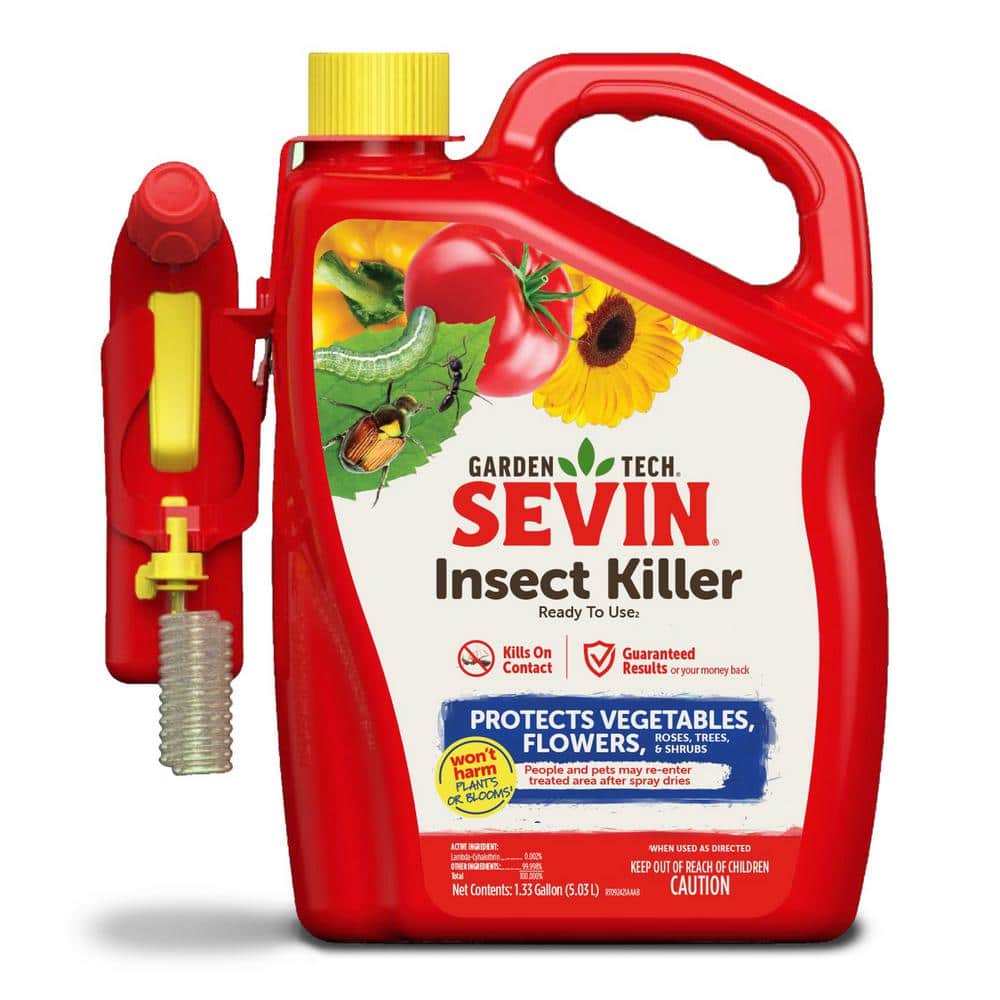 Sevin 1.33 gal. Ready-to-Use Insect Killer with Battery Powered Sprayer