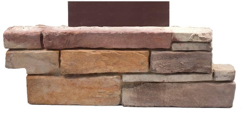 ADORN Ledgestone 18 in. x 6 in. Stone Veneer Siding in Desert Tan (Pillar Stone)