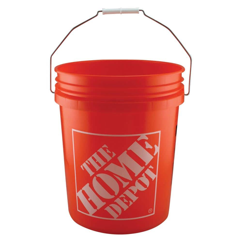 The Home Depot 5 gal. HD Bucket in Orange (Pack 300)
