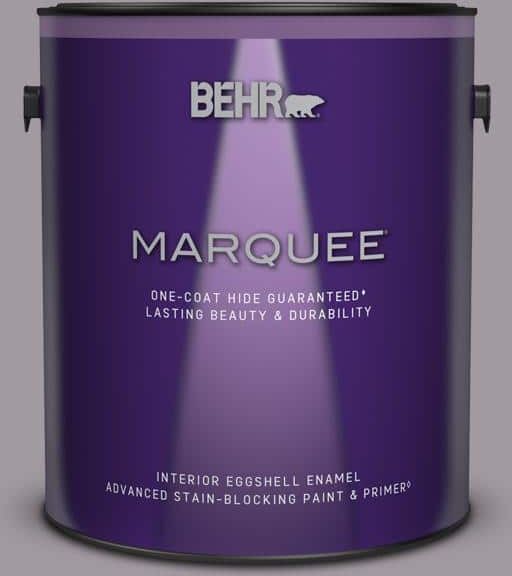 BEHR MARQUEE 1 gal. #N570-3 Art Nouveau Glass One-Coat Hide Eggshell Enamel Interior Paint & Primer