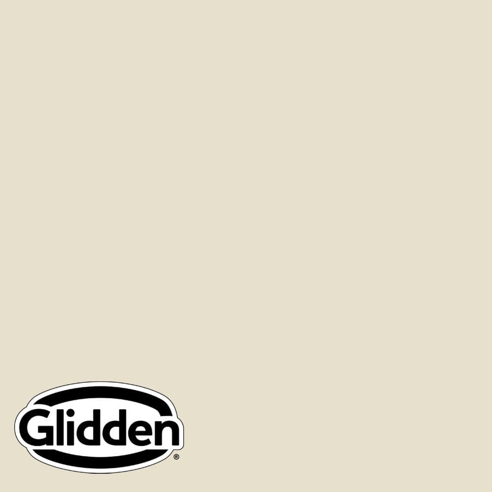 Glidden Premium 1 gal. PPG1099-2 Vanilla Love Flat Interior Latex Paint