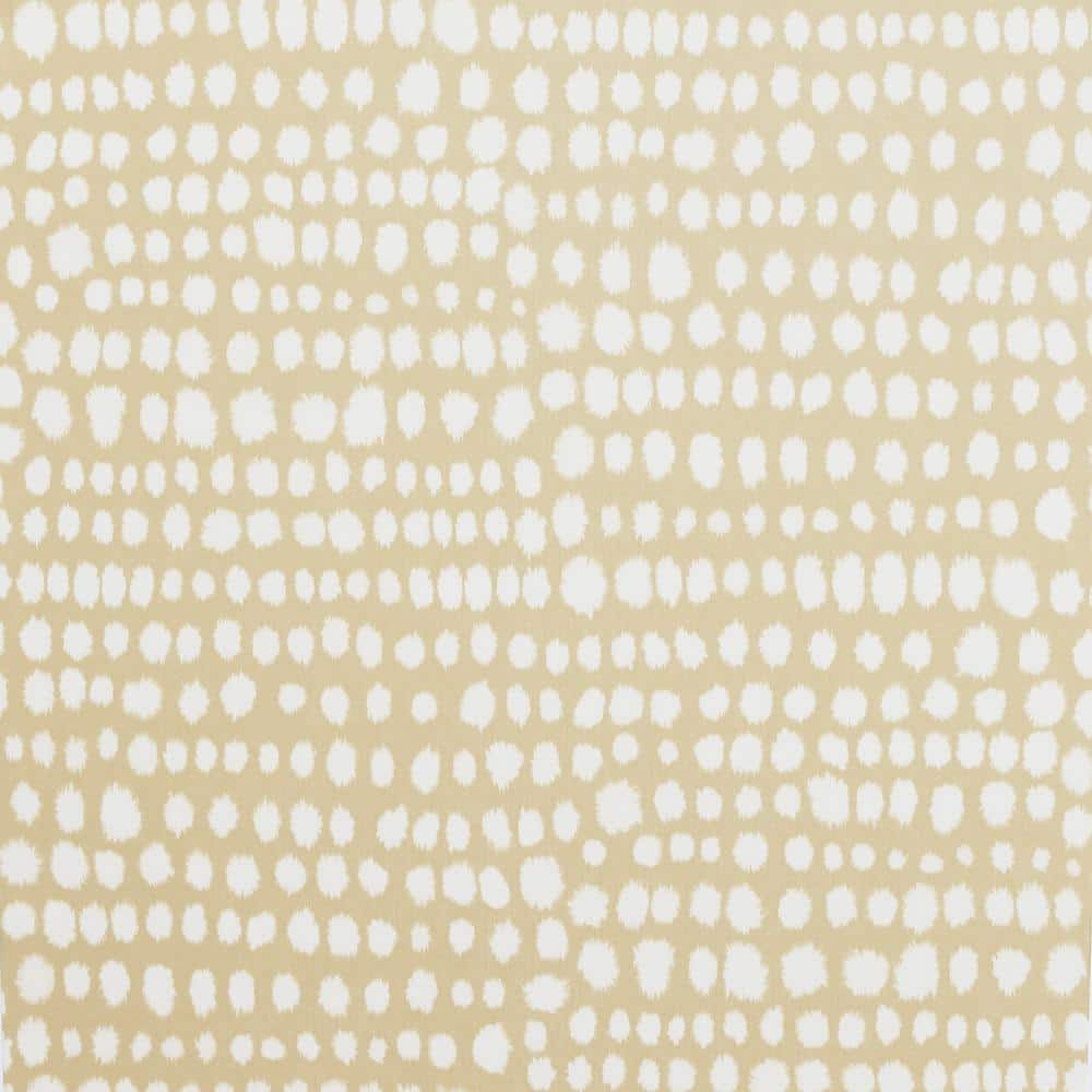 ARTISTICK Tribal Dot Ochre Peel and Stick Non-Woven Paper Wallpaper