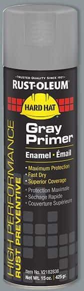 Rust-Oleum 15 oz. Rust Preventative Primer Flat Gray Spray Paint (Case of 6)