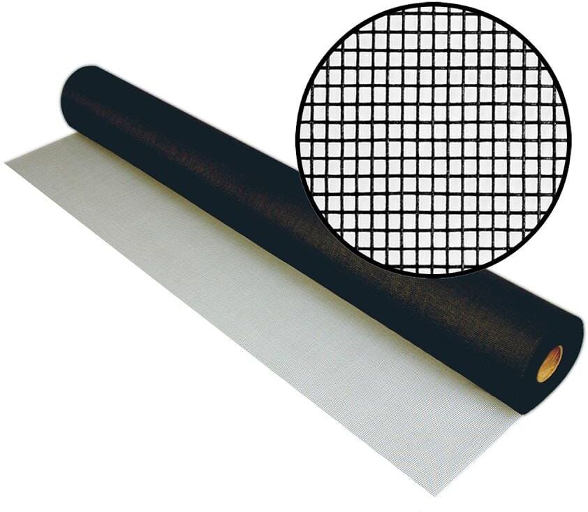 RITESCREEN Charcoal Fiberglass Mesh Roll 36 in. x 84 in. Replacement Screen for Window or Door