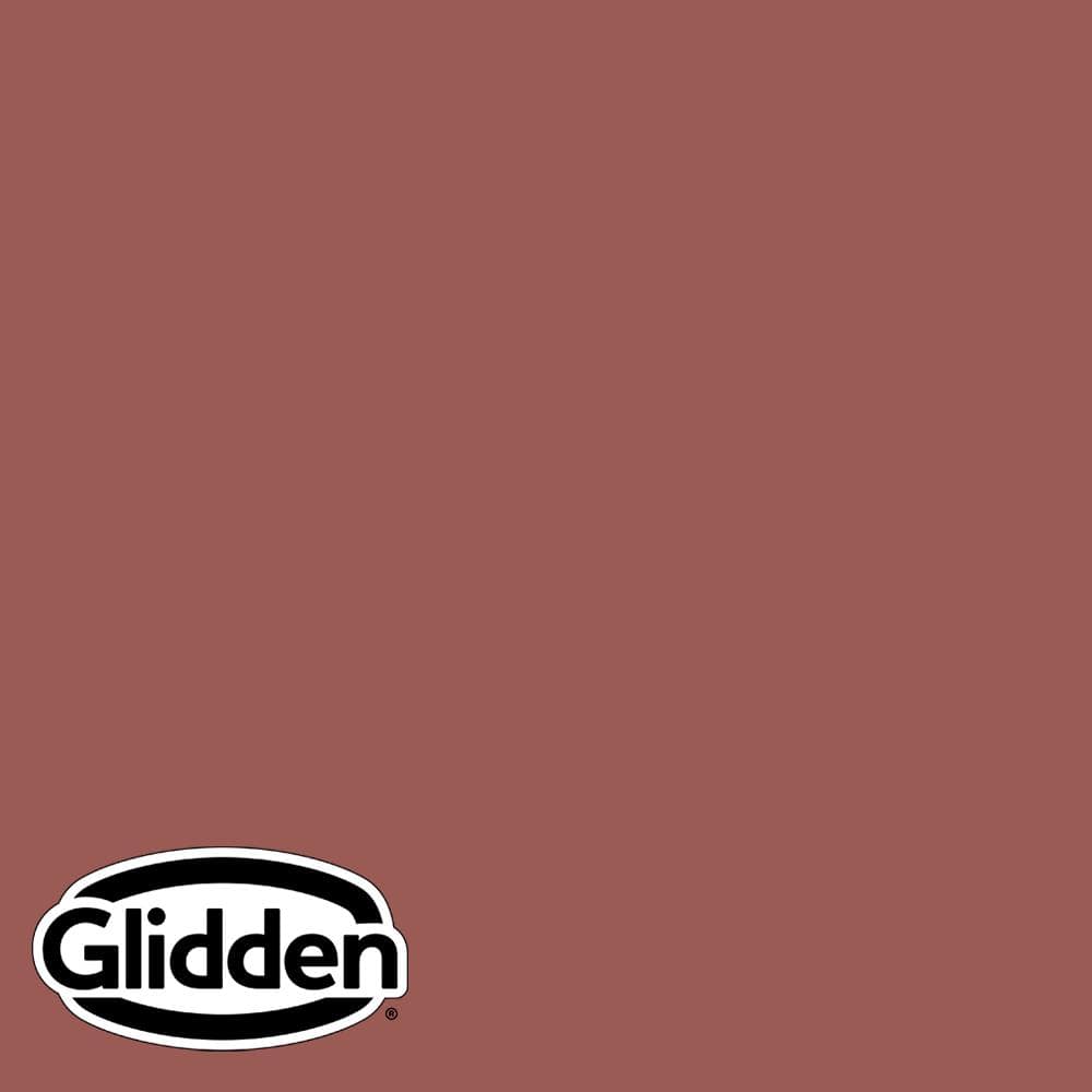 Glidden Premium 1 gal. PPG1056-6 Fire Weed Flat Interior Latex Paint