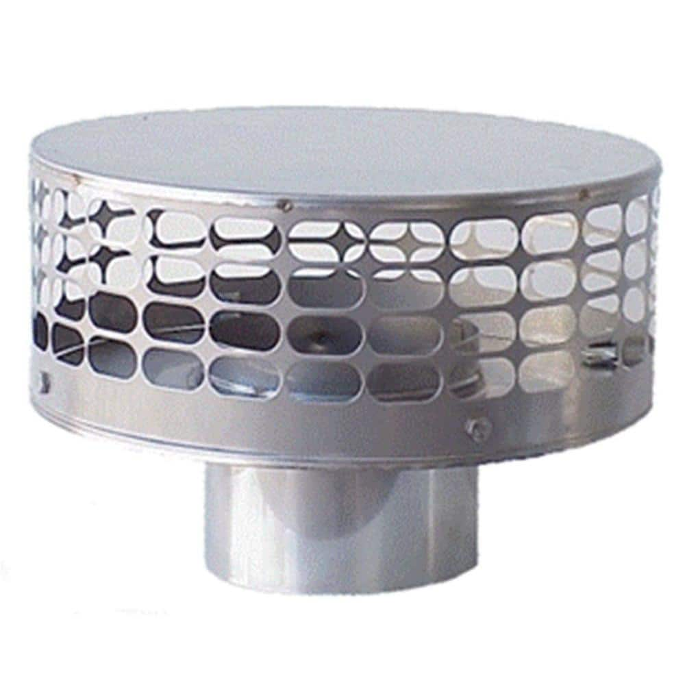 The Forever Cap Guard Liner Top 5 in. Round Fixed Stainless Steel Chimney Cap