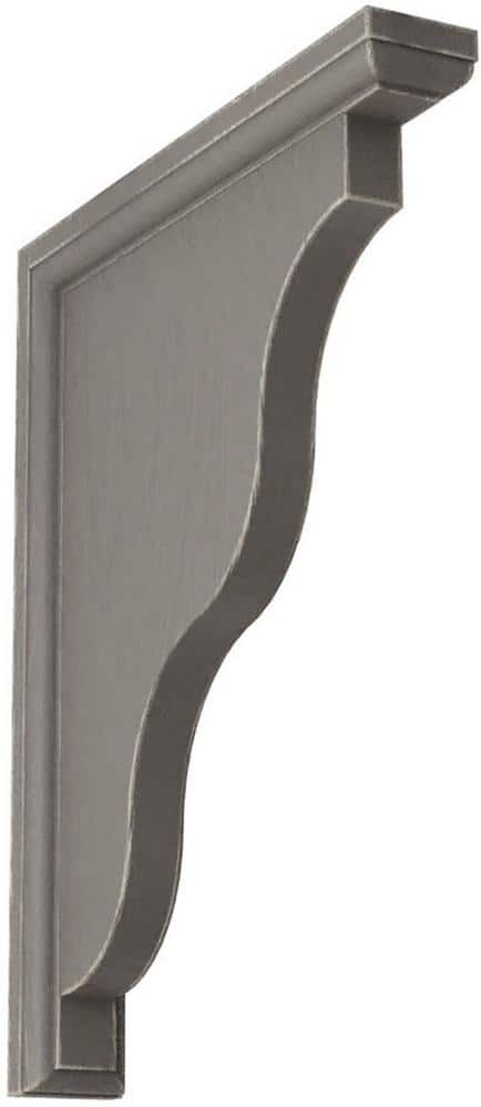 Ekena Millwork 1-1/2 in. x 11 in. x 9 in. Reclaimed Grey Hamilton Traditional Wood Vintage Decor Bracket