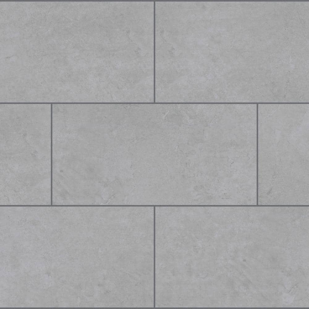 Lifeproof Glenbarr Concrete 22 MIL x 18.5 in. W x 37 in. L Waterproof Click Lock Luxury Vinyl Tile Flooring (457.2 sq. ft./pallet)