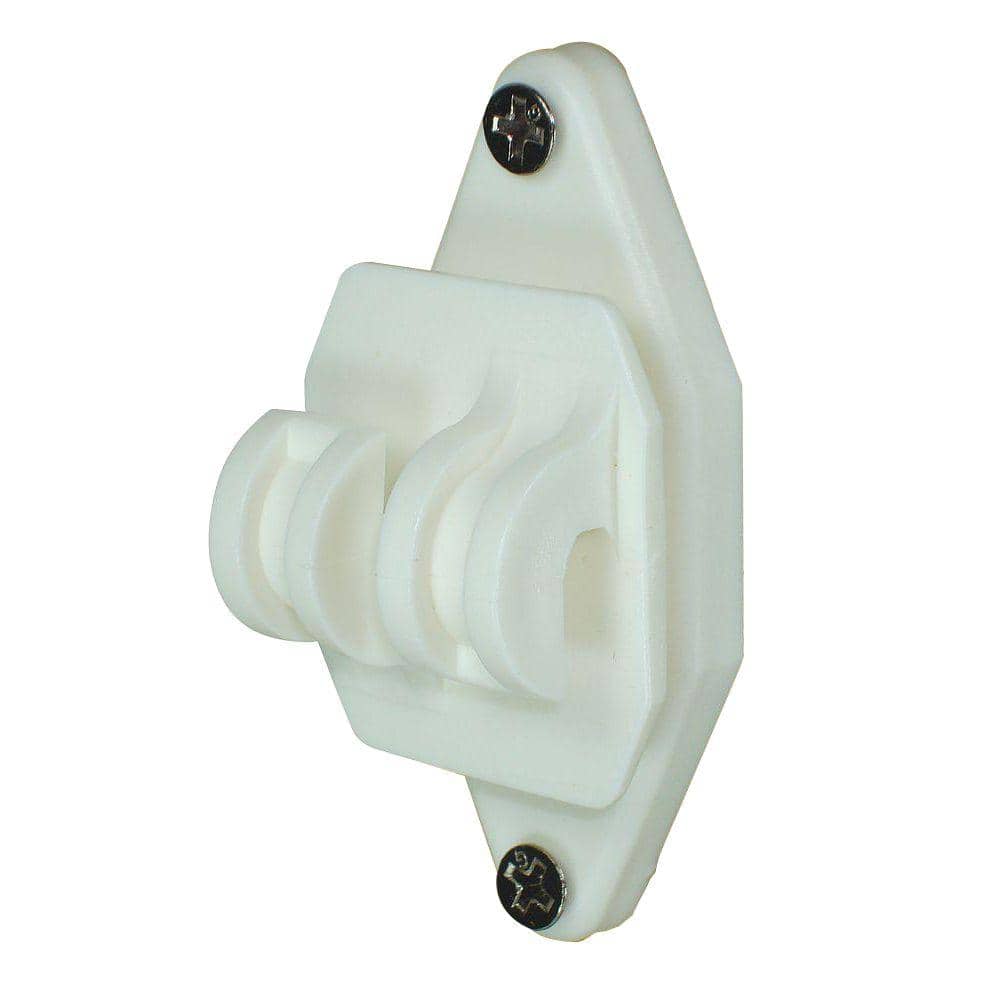 Field Guardian White Wood Post Nail on Insulator for Hi-Tensile (100-Pack)