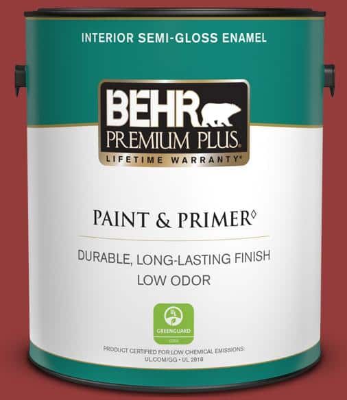 BEHR PREMIUM PLUS 1 gal. Home Decorators Collection #HDC-WR15-12 New Sled Semi-Gloss Enamel Low Odor Interior Paint & Primer