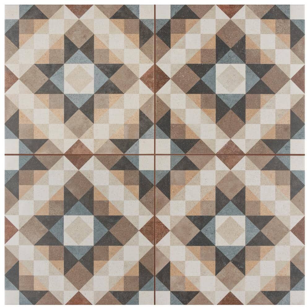 Merola Tile Kings Chester Natural 17-5/8 in. x 17-5/8 in. Ceramic Floor and Wall Tile (10.95 sq. ft./Case)