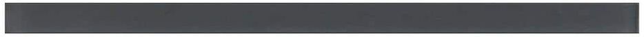 Apollo Tile Colorway 0.6 in. x 12 in. Dark Gray Glass Matte Pencil Liner Tile Trim (0.5 sq. ft./case) (10-pack)