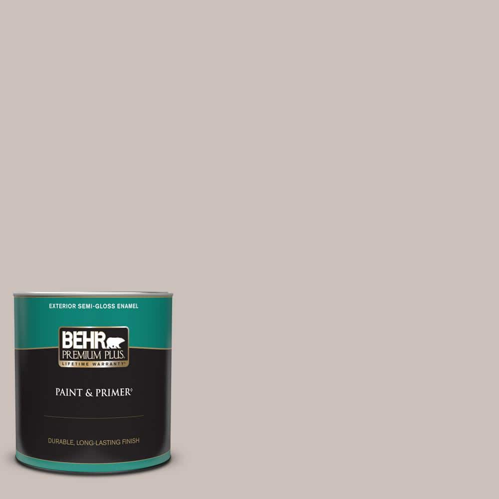 BEHR PREMIUM PLUS 1 qt. #780A-3 Down Home Semi-Gloss Enamel Exterior Paint & Primer