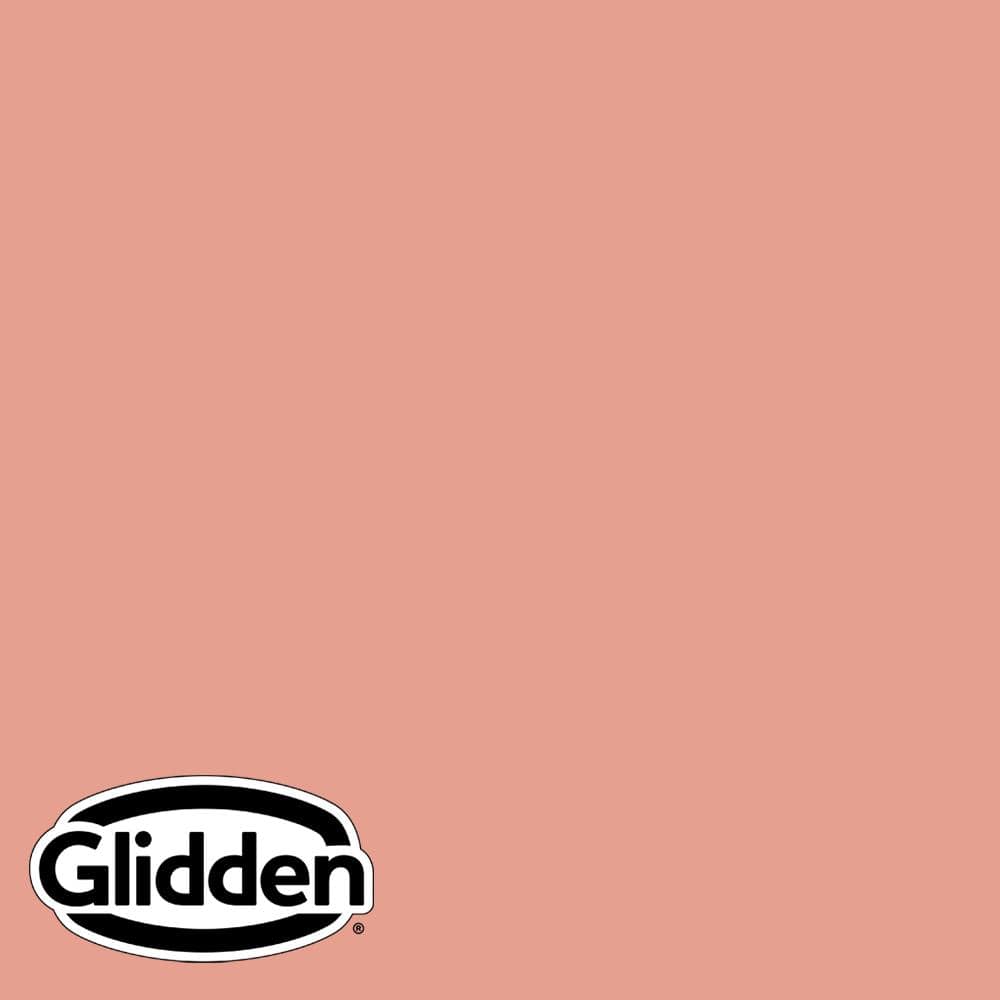 Glidden Premium 5 gal. Coral Blush PPG1191-4 Flat Interior Latex Paint