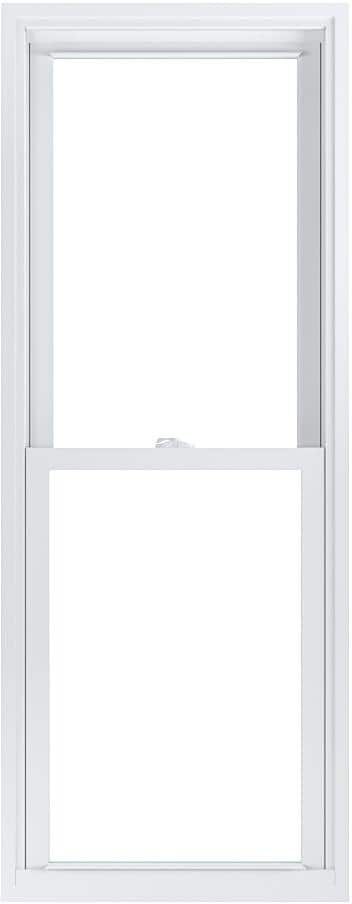 American Craftsman 23.75 in. x 61.25 in. 70 Pro Series Low-E Argon Glass Double Hung White Vinyl Replacement Window, Screen Incl