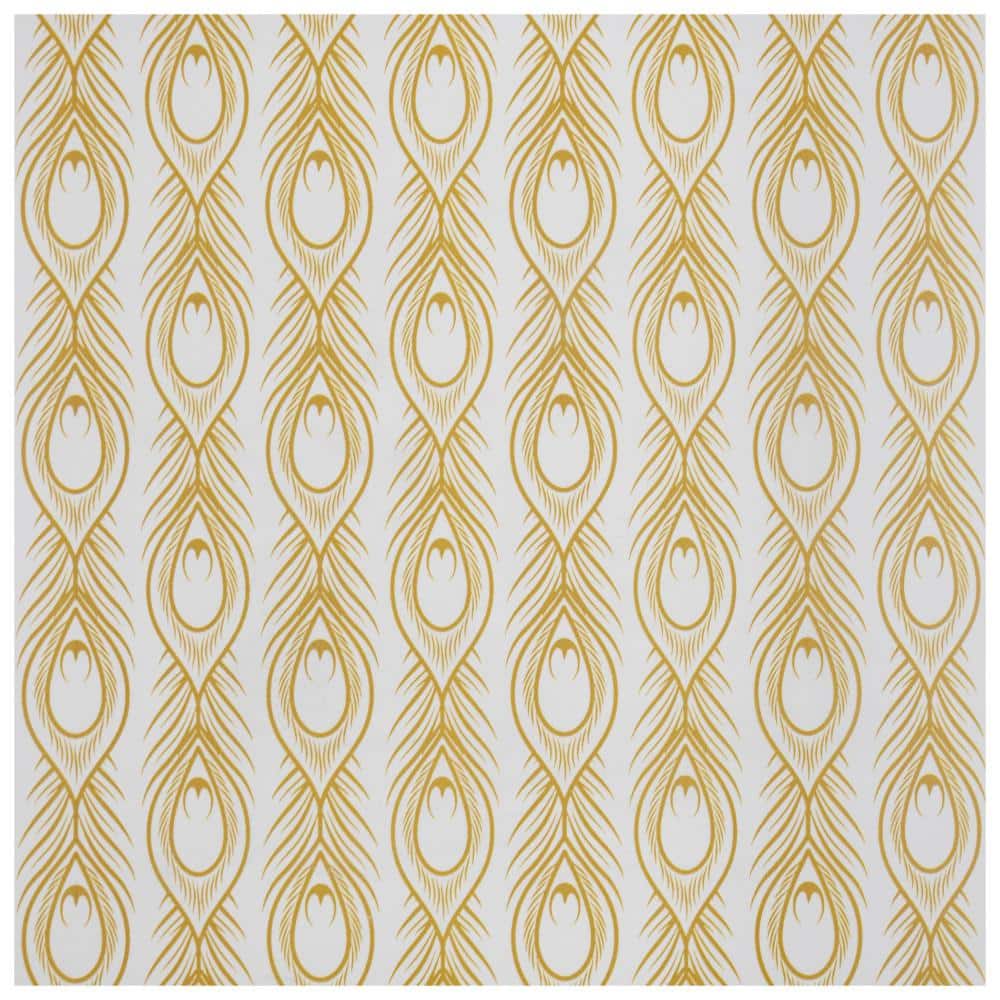 Merola Tile Art Deco Daiquiri White 11-3/4 in. x 11-3/4 in. Porcelain Floor and Wall Tile (12.74 sq. ft./Case)