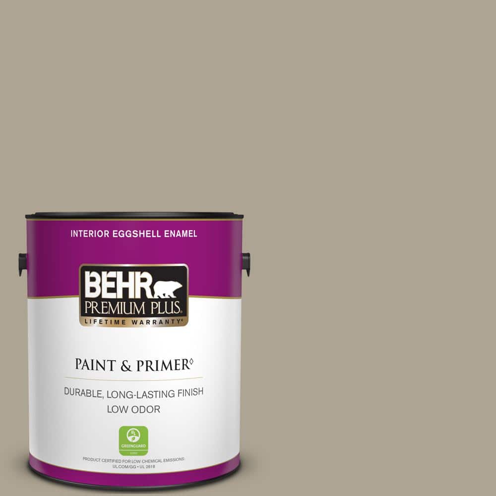 BEHR PREMIUM PLUS 1 gal. #730D-4 Garden Wall Eggshell Enamel Low Odor Interior Paint & Primer