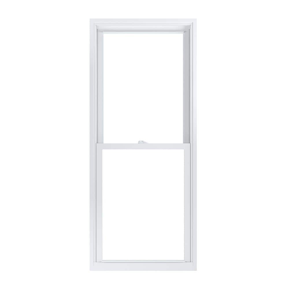 American Craftsman 27.75 in. x 65.25 in. 70 Pro Series Low-E Argon Glass Double Hung White Vinyl Replacement Window, Screen Incl