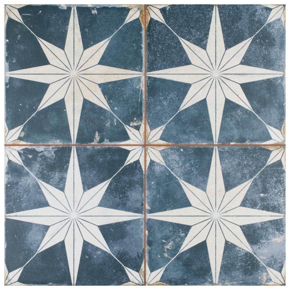 Merola Tile Kings Star Sky 17-5/8 in. x 17-5/8 in. Ceramic Floor and Wall Tile (10.95 sq. ft./Case)