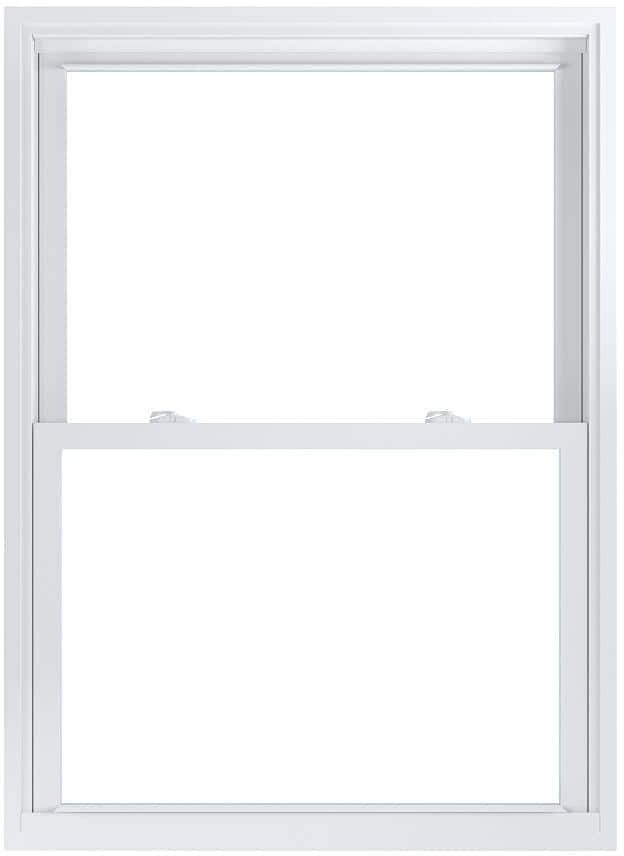 American Craftsman 35.75 in. x 49.25 in. 70 Pro Series Low-E Argon Glass Double Hung White Vinyl Replacement Window, Screen Incl