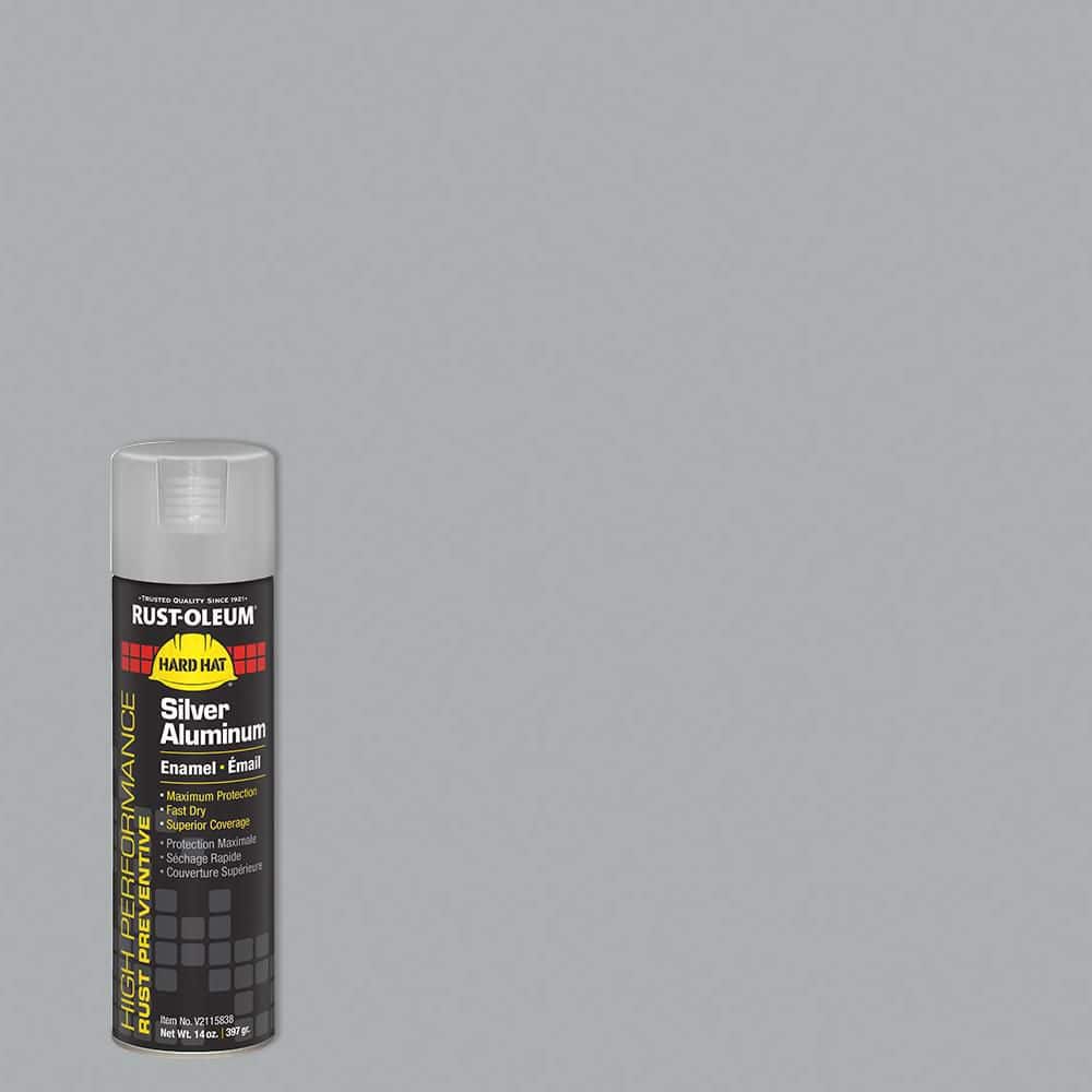 Rust-Oleum 14 oz. Rust Preventative Gloss Silver Aluminum Spray Paint (Case of 6)