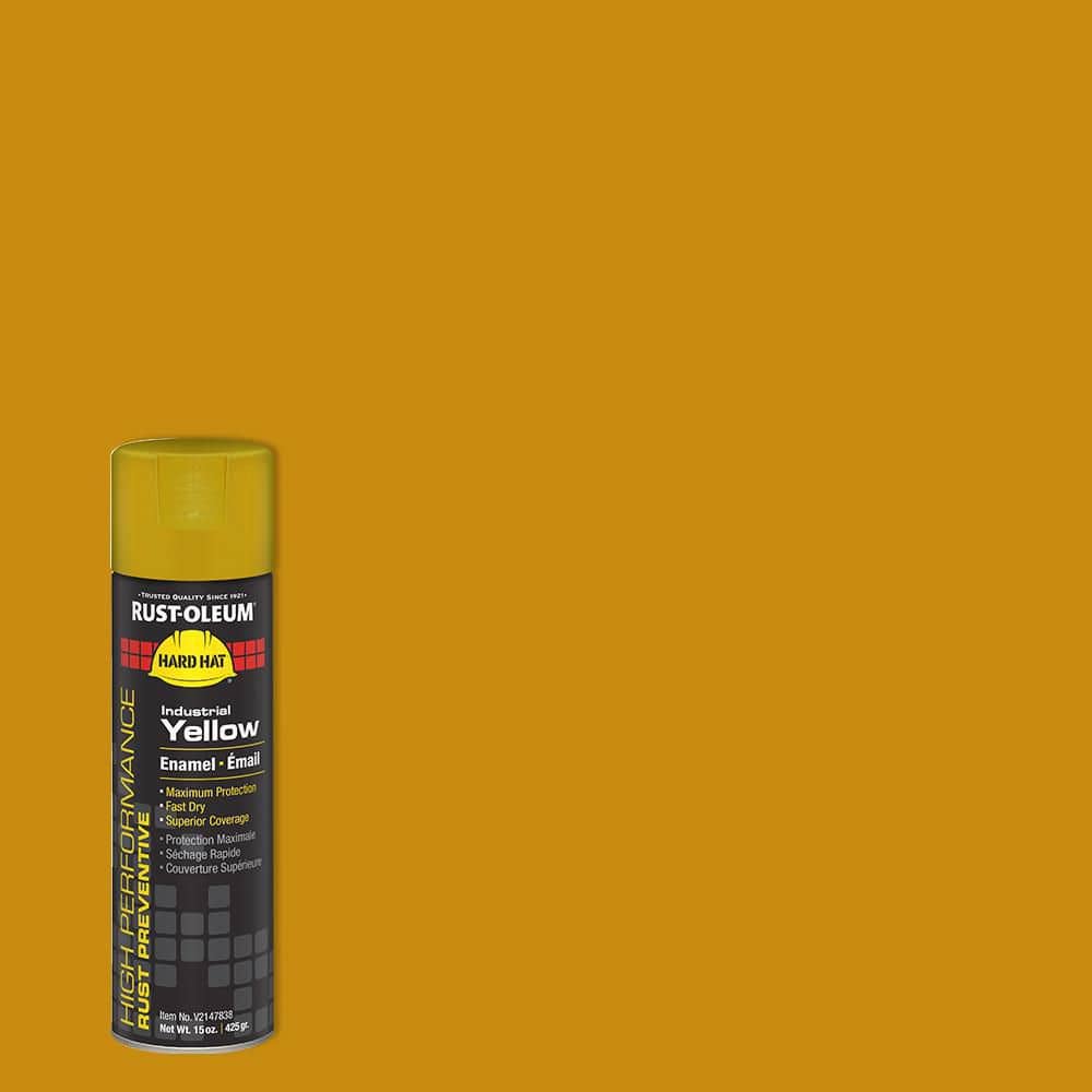 Rust-Oleum 15 oz. Rust Preventative Gloss Industrial Yellow Spray Paint (Case of 6)