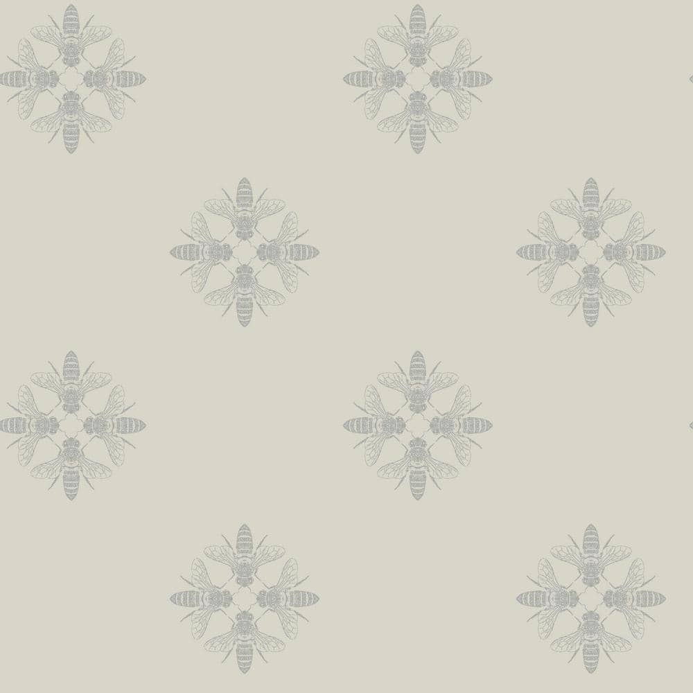 RoomMates Honey Bee Tan Peel and Stick Wallpaper (Covers 28.18 sq. ft.)