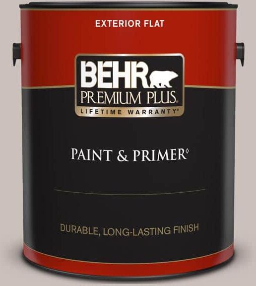 BEHR PREMIUM PLUS 1 gal. #780A-3 Down Home Flat Exterior Paint & Primer