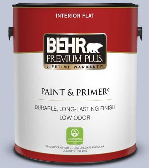 BEHR PREMIUM PLUS 1 gal. Home Decorators Collection #HDC-CT-15A Himalayan Poppy Flat Low Odor Interior Paint & Primer