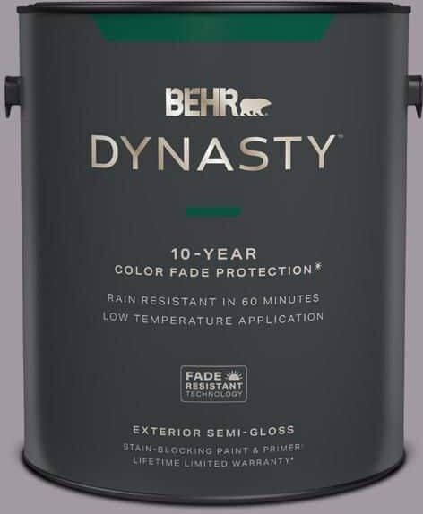 BEHR DYNASTY 1 gal. #N570-3 Art Nouveau Glass Semi-Gloss Enamel Exterior Stain-Blocking Paint & Primer