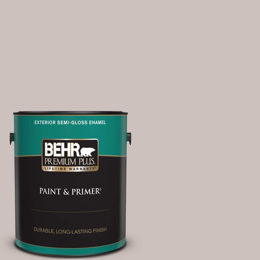 BEHR PREMIUM PLUS 1 gal. #780A-3 Down Home Semi-Gloss Enamel Exterior Paint & Primer
