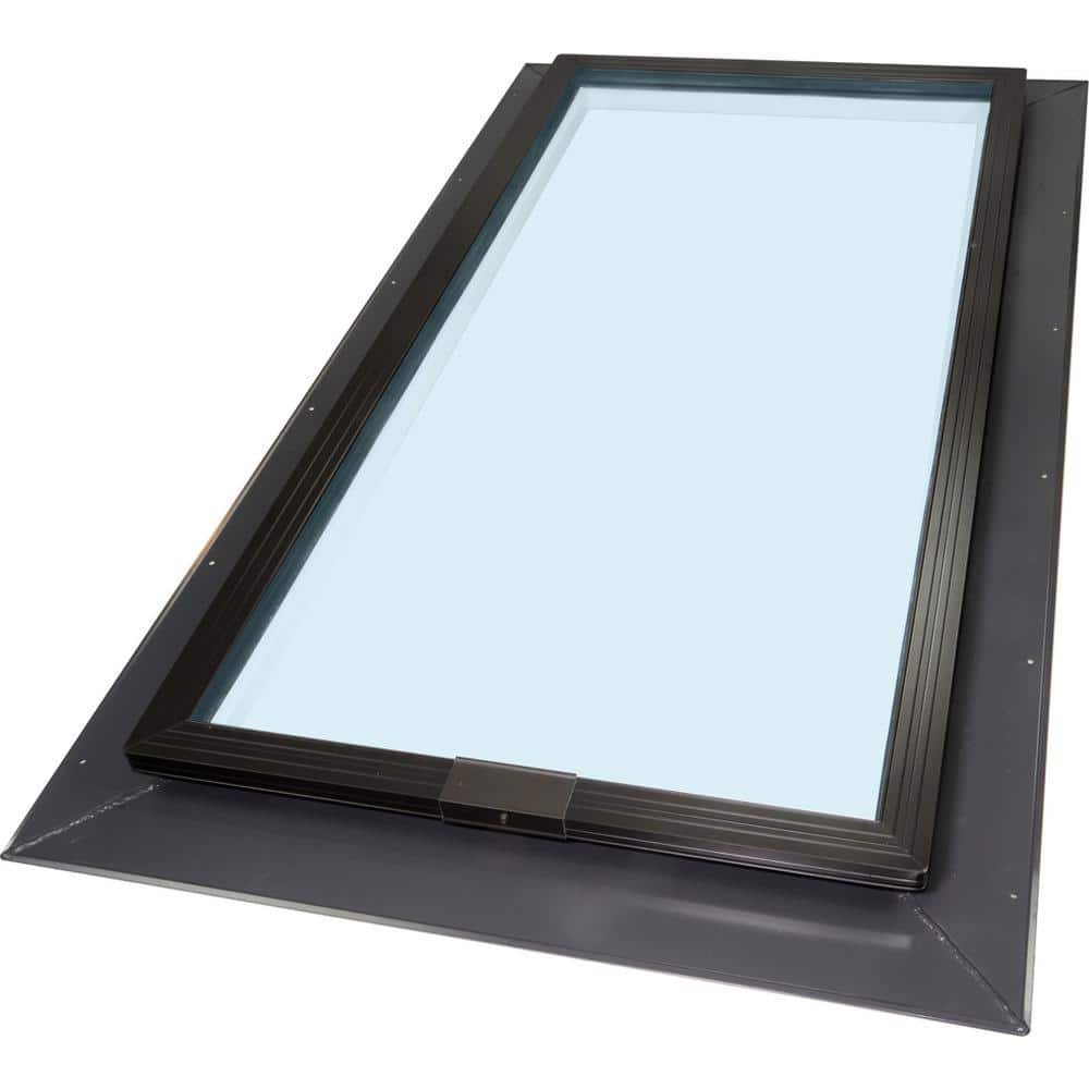 Sun 22-1/2 in. x 46-1/2 in. Fixed Self-Flashing Skylight with Tempered Low-E3 Glass