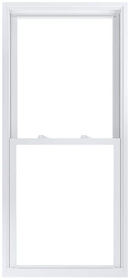 American Craftsman 29.75 in. x 65.25 in. 70 Pro Series Low-E Argon Glass Double Hung White Vinyl Replacement Window, Screen Incl