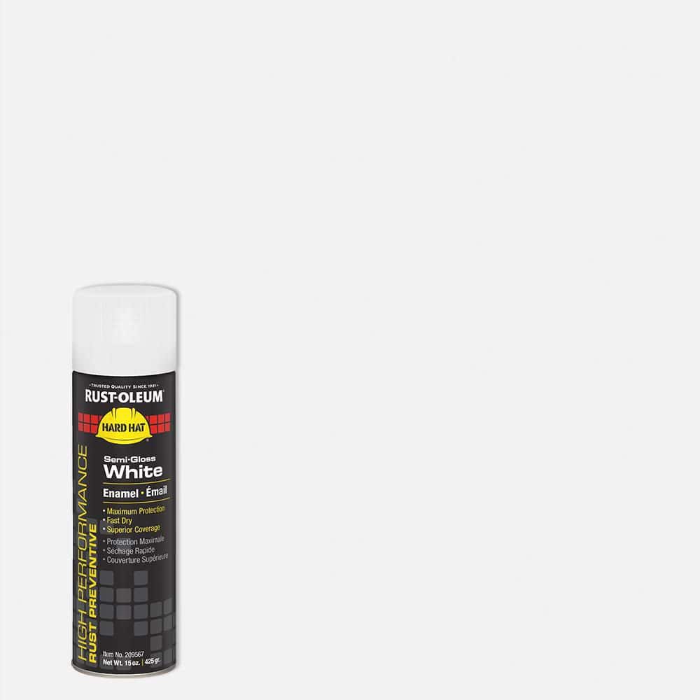 Rust-Oleum 15 oz. Rust Preventative Semi Semi-Gloss White Spray Paint (Case of 6)