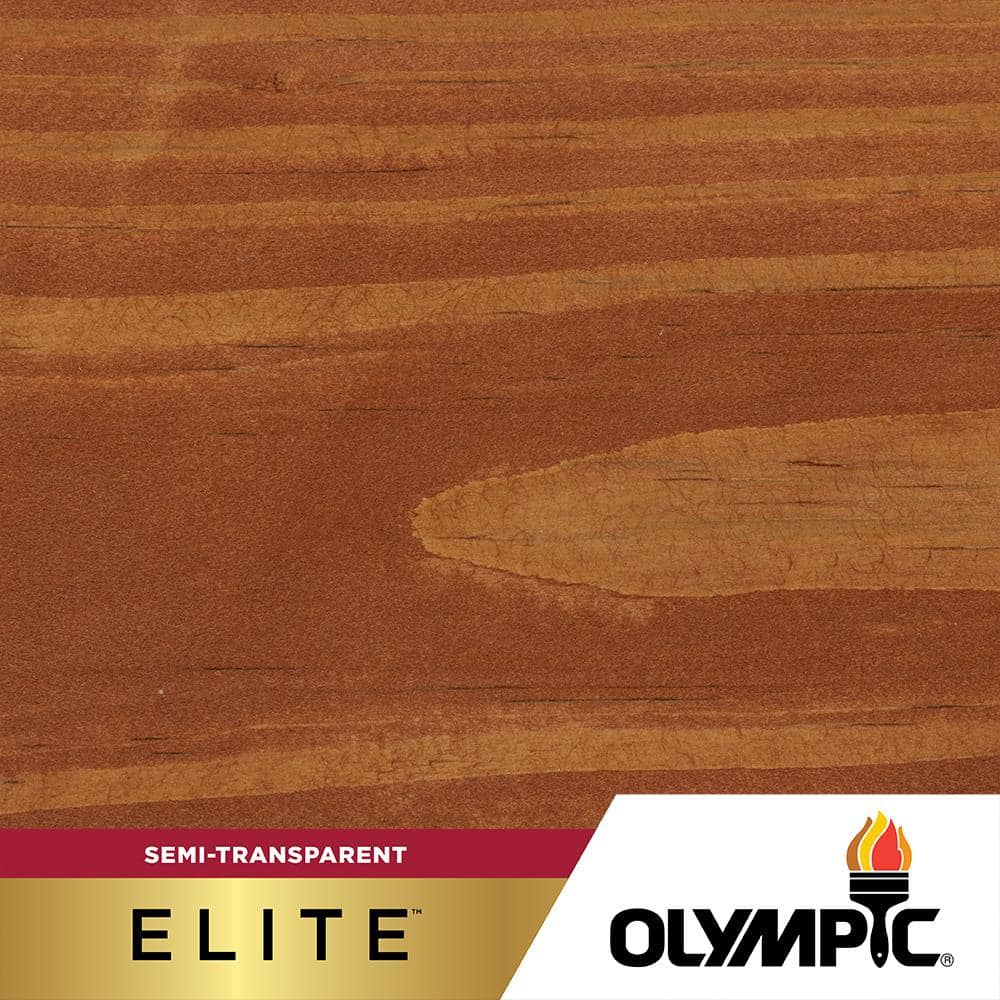 Olympic Elite 5 gal. ST-2020 Redwood Semi-Transparent Exterior Stain and Sealant in 1-Low VOC