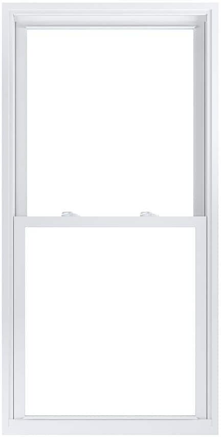 American Craftsman 30.75 in. x 61.25 in. 70 Pro Series Low-E Argon Glass Double Hung White Vinyl Replacement Window, Screen Incl