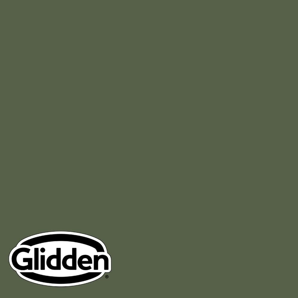 Glidden Premium 5 gal. PPG1124-7 Grape Leaves Flat Interior Latex Paint