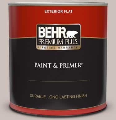 BEHR PREMIUM PLUS 1 qt. #780A-3 Down Home Flat Exterior Paint & Primer