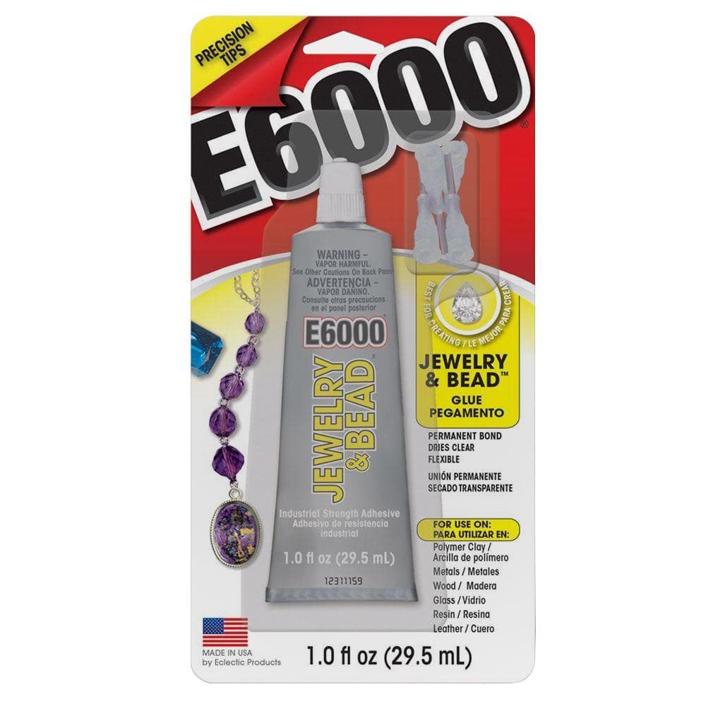 E6000 Jewelry and Bead 1 fl. oz. Clear Adhesive (6-Pack)