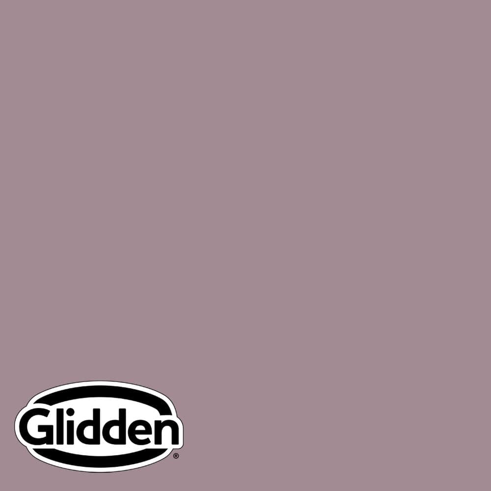 Glidden Premium 5 gal. PPG1046-5 Gothic Amethyst Flat Interior Paint