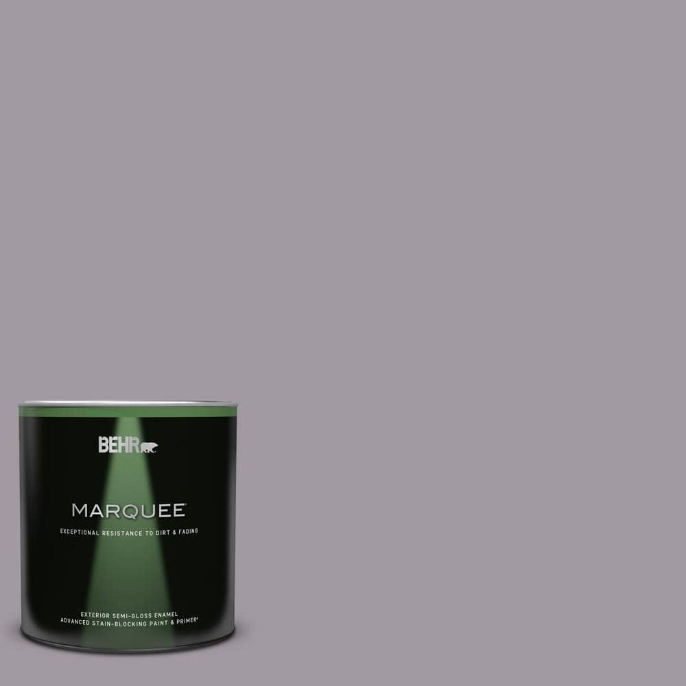 BEHR MARQUEE 1 qt. #N570-3 Art Nouveau Glass Semi-Gloss Enamel Exterior Paint & Primer