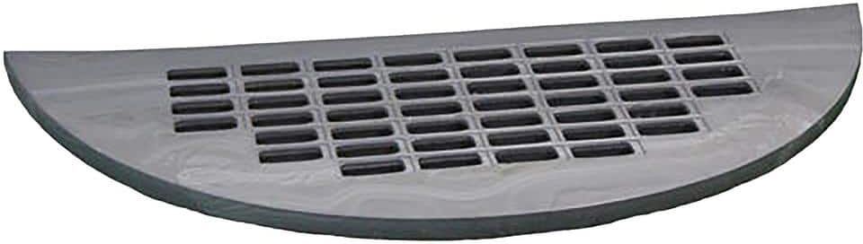 SHAPE PRODUCTS 39 in. W x 17 in. D x 1 in. H Heavy-Duty Round Grate Window Well Cover